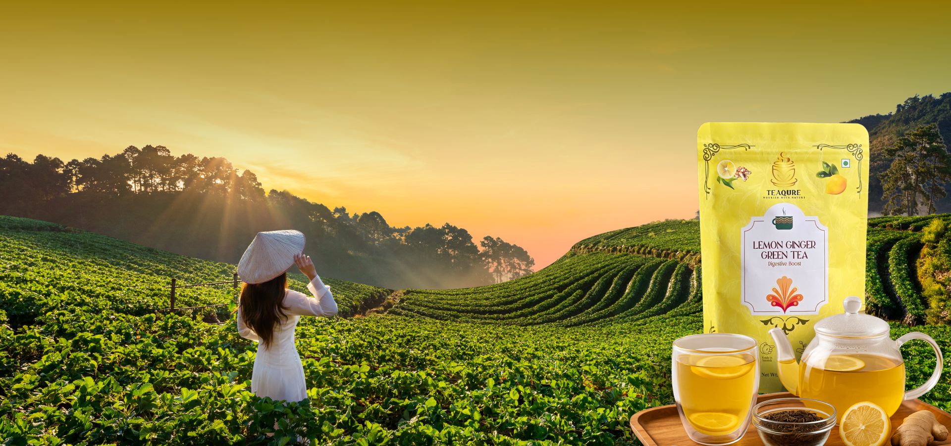 Lemon Ginger Green Tea