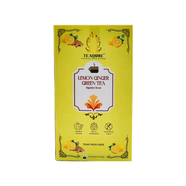Lemon Ginger Green Tea (25N Tea Bags)