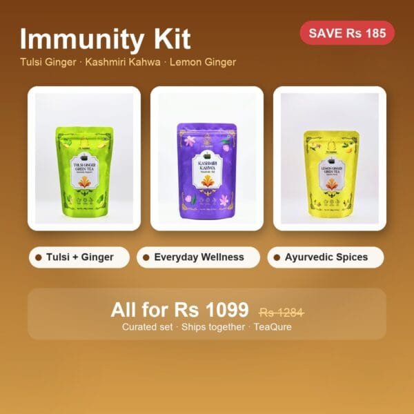 TeaQure Immunity Kit herbal tea bundle