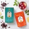 TeaQure Detox Duo – DetoxaLiver and hibiscus herbal tea
