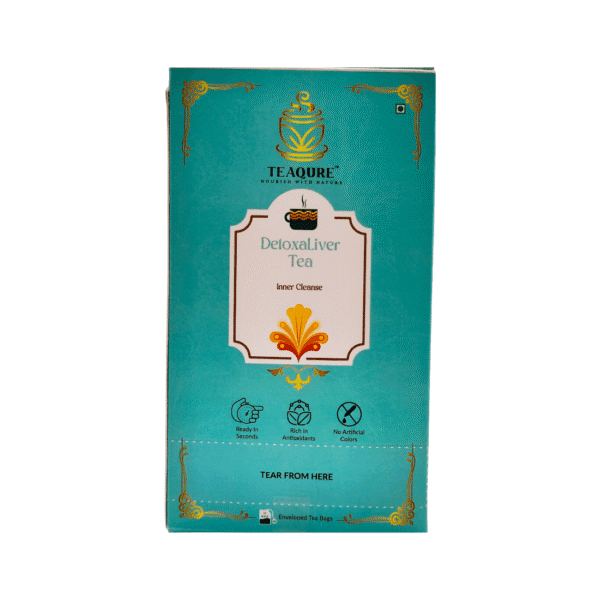 TeaQure Detox Duo – DetoxaLiver herbal tisane