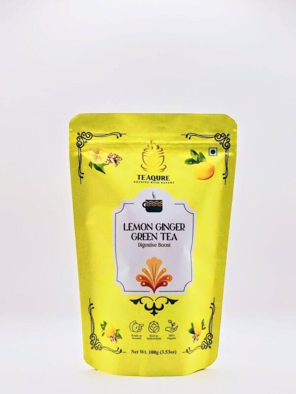 TeaQure Immunity Kit – Lemon Ginger Green Tea