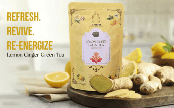 TeaQure Immunity Kit – Lemon Ginger detail