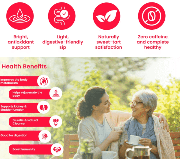 TeaQure Detox Duo – Hibiscus brew