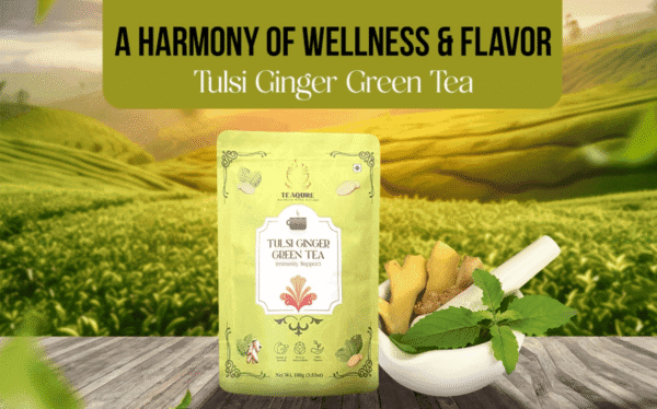 TeaQure Immunity Kit – Tulsi Ginger detail