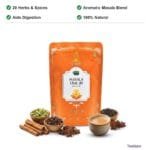 TeaQure Masala Chai - 20 Herbs & Spices, Aromatic Masala Blend, Aids Digestion
