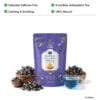 TeaQure Butterfly Pea - Naturally Caffeine-Free, Vivid Blue Antioxidant Tea, Calming & Soothing