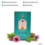 TeaQure Detoxaliver - Gentle Herbal Cleanse, Naturally Caffeine-Free, Liver-Friendly Botanicals